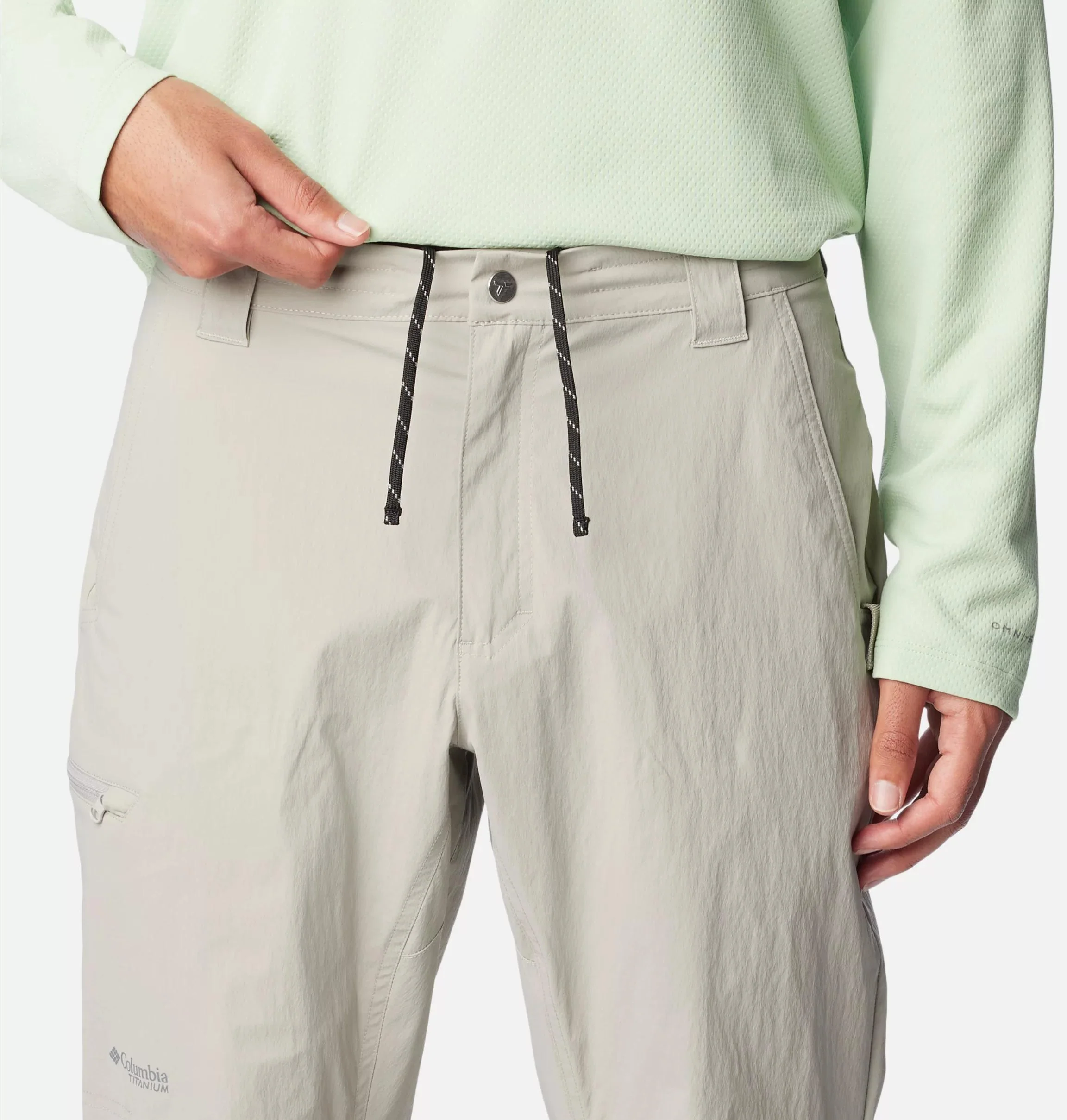 Columbia Men Grey Wanoga Lightweight Pant (Sun Protection) - Image 5