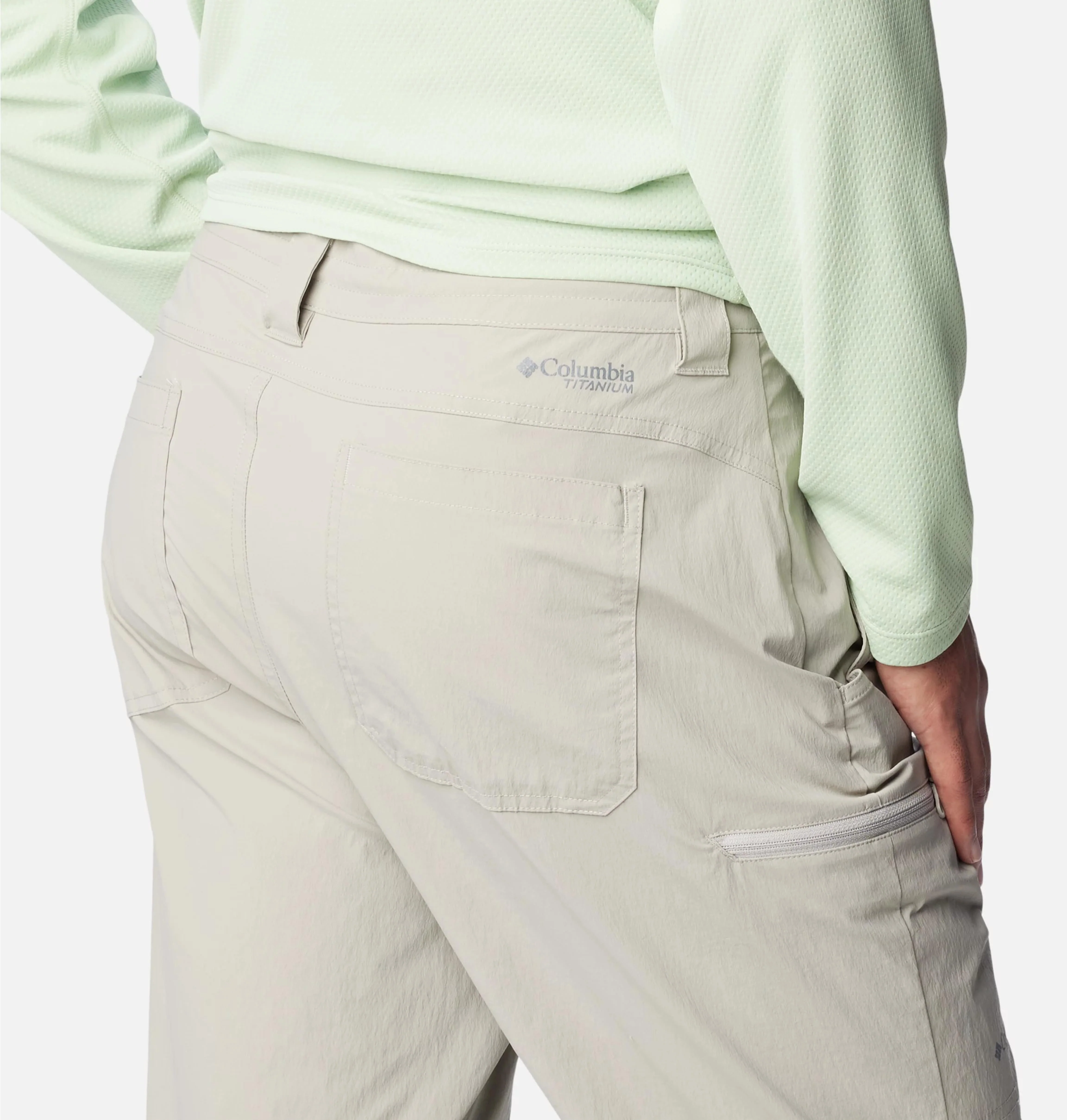 Columbia Men Grey Wanoga Lightweight Pant (Sun Protection) - Image 6
