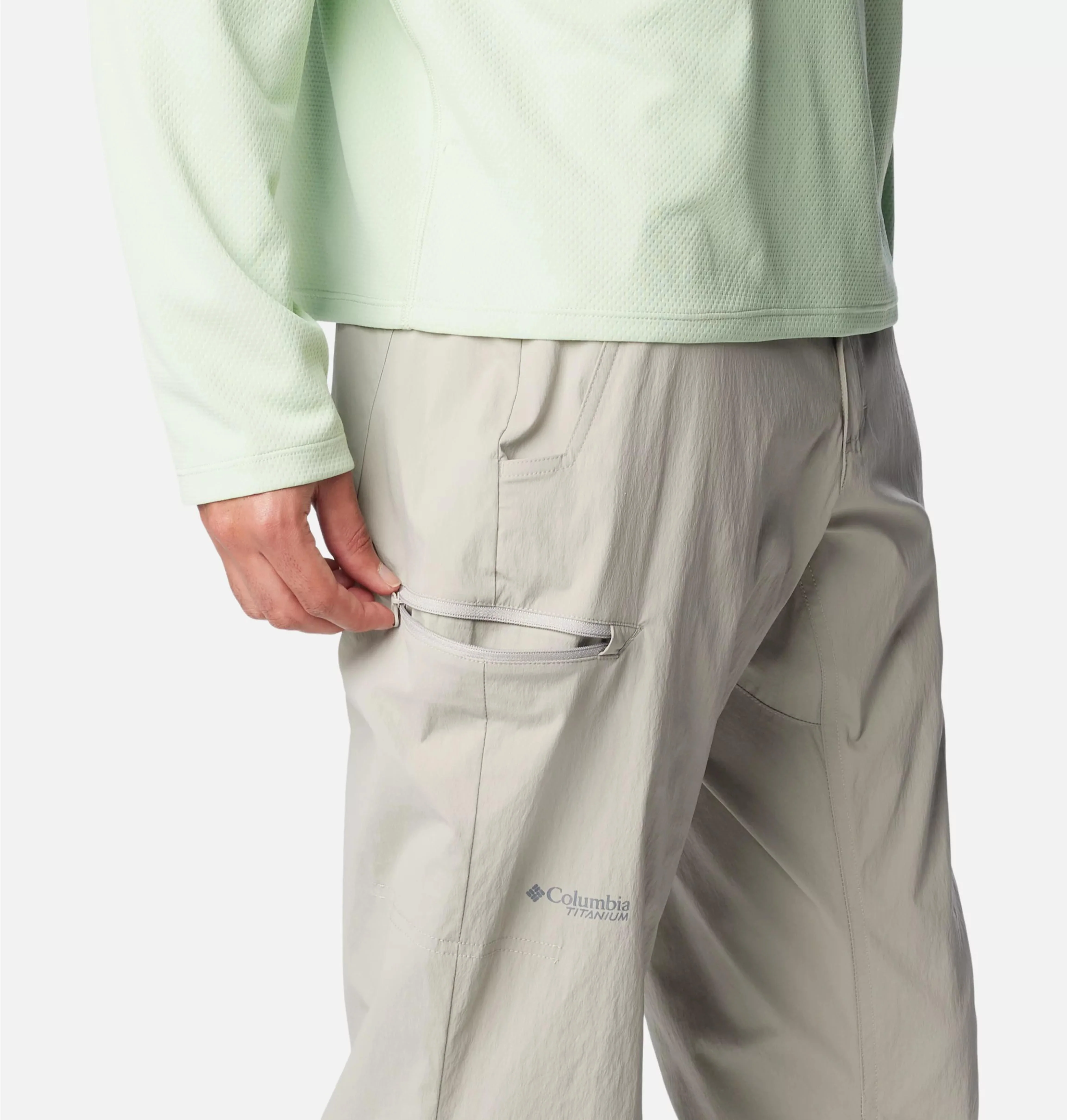 Columbia Men Grey Wanoga Lightweight Pant (Sun Protection) - Image 8